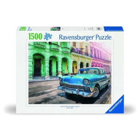 Ravensburger - Puzzle masina din Cuba 1500 piese design nou Ravensburger - 1